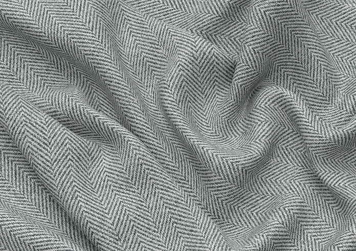 Soft Chevron, Soft Black - Motorised Roman Blind - Image 4